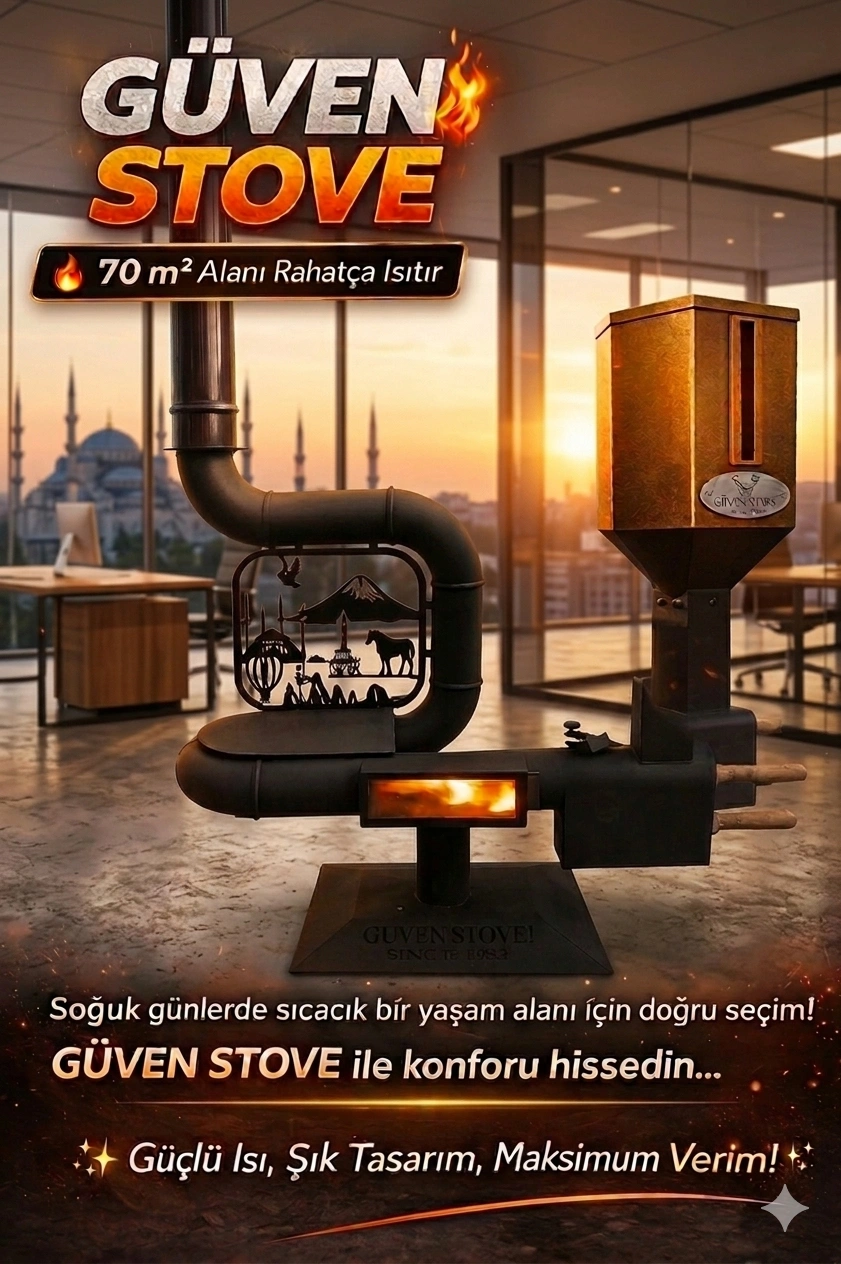Tek Katlı Isı Döngülü Pelet Soba